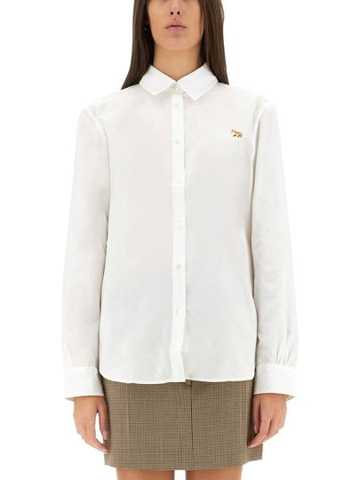 Baby Fox Patch Classic Shirt White - MAISON KITSUNE - BALAAN 2