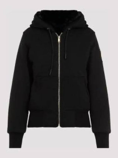 Classic Bunny Zip Up Hoodie Black - MOOSE KNUCKLES - BALAAN 2