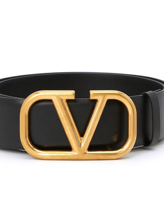 V Logo Signature Men s Belt T0Q87ECU 0NO - VALENTINO - BALAAN 6