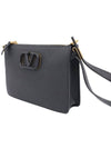 Valentino VW2P0T48PQR0NO Black Calfskin VSLING Adjustable Chain Shoulder Bag - VALENTINO - BALAAN 4