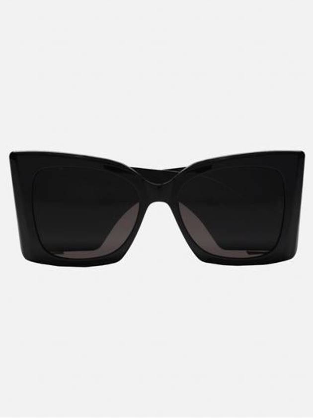 Eyewear Oversize Frame Sunglasses Black - SAINT LAURENT - BALAAN 2