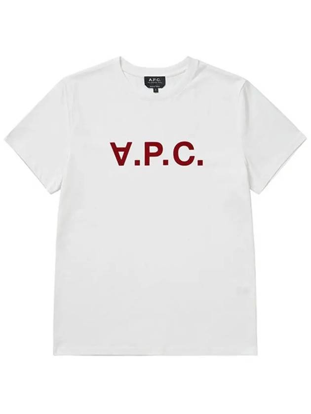 VPC Logo Organic Cotton Short Sleeve T-Shirt White - A.P.C. - BALAAN 2