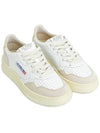 Medalist Women's Low Top Sneakers Yellow White - AUTRY - BALAAN 4