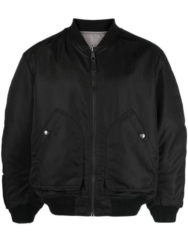 J-Mattan Reversible Bomber Jacket Black - DIESEL - BALAAN 2