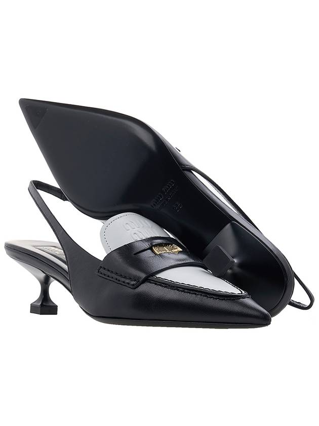 Penny loafer slingback heels - MIU MIU - BALAAN 6