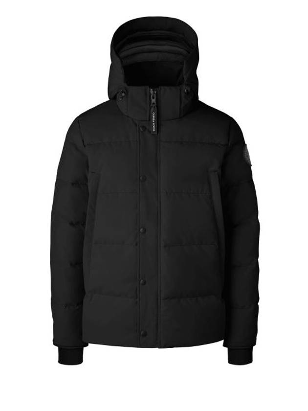 Wyndham Logo Patch Padding Black - CANADA GOOSE - BALAAN 2