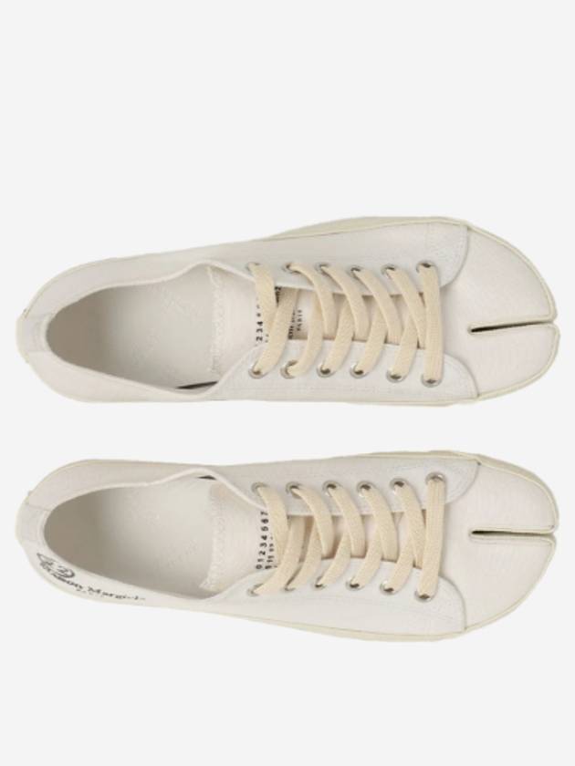 Tabi Canvas Low Top Sneakers White - MAISON MARGIELA - BALAAN 2