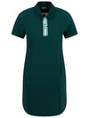 Women's Dennis Golf Mini Dress Rain Forest - J.LINDEBERG - BALAAN 2