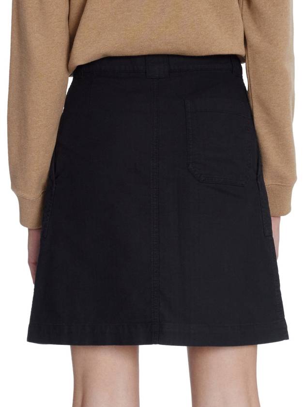 Jupe New Lea Short H-line Skirt Black - A.P.C. - BALAAN 4