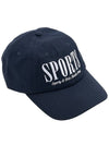 Hat AC872NA NAVY WHITE BLUE - SPORTY & RICH - BALAAN 5