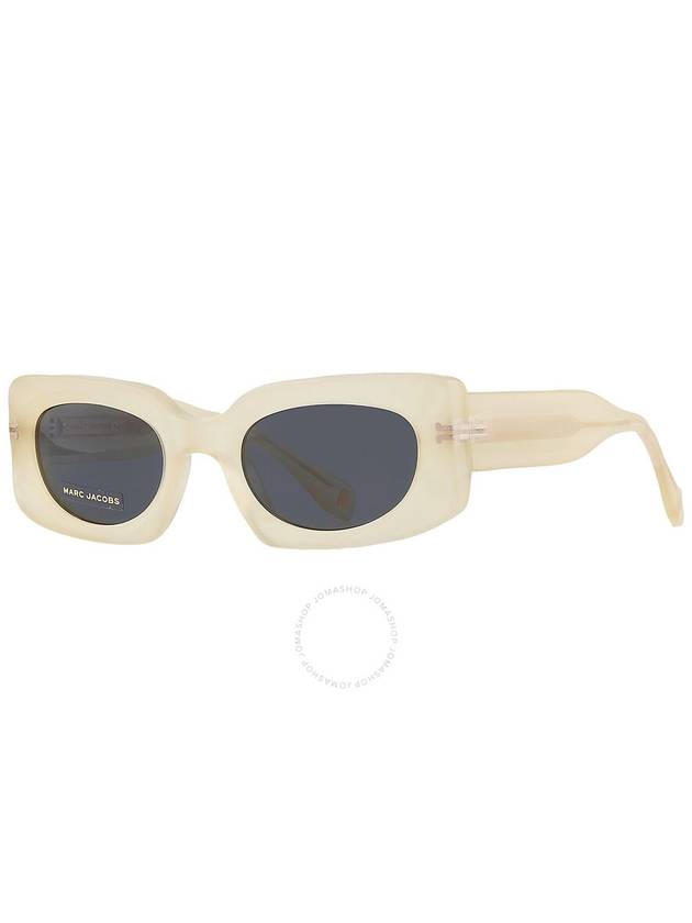 Marc Jacobs Grey Rectangular Ladies Sunglasses MJ 1075/S 040G/IR 50 - MARC JACOBS - BALAAN 3