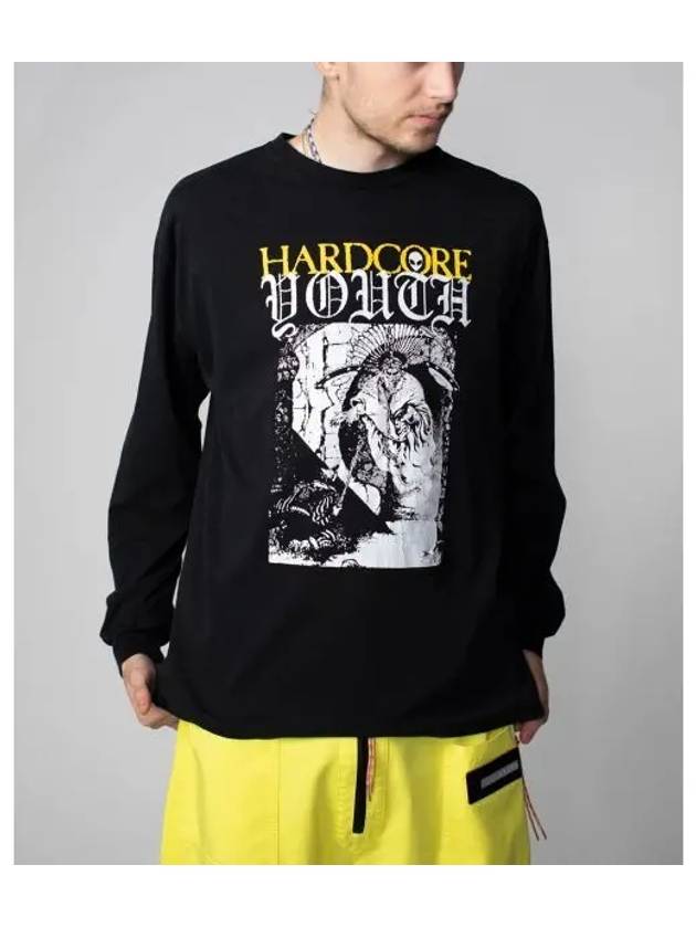 U Age Hardcore Youth Long Sleeve T Shirt Black AGED LS TEE - ARIES - BALAAN 1