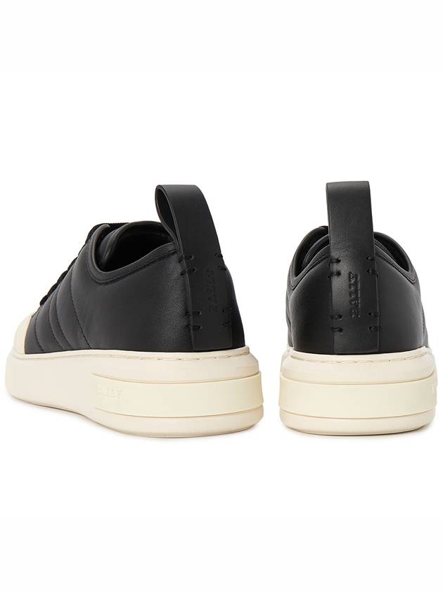 Medine Leather Low-Top Sneakers Black MSK02M VT243 U901 - BALLY - BALAAN 7