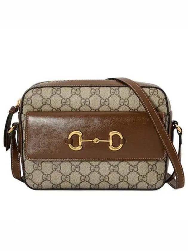 Horsebit 1955 Small Cross Bag Beige Brown - GUCCI - BALAAN 2