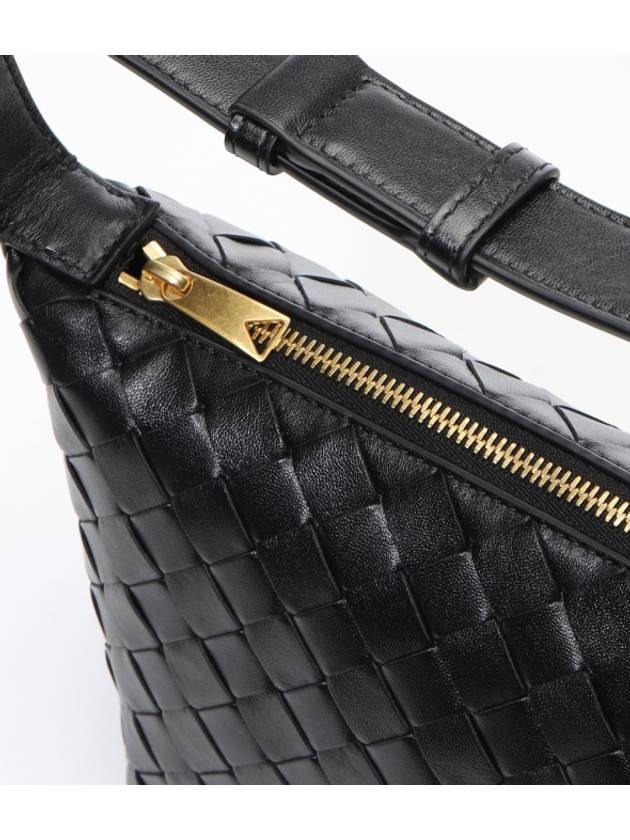 Candy Wallace Intrecciato Tote Bag Black - BOTTEGA VENETA - BALAAN 7