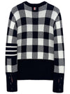 Gingham check knit MKA392A 415 - THOM BROWNE - BALAAN 2