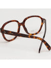 Glasses frame CL50107I 052 square horn rim leopard skin - CELINE - BALAAN 4