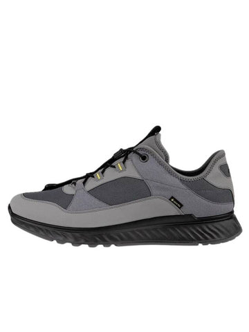 Exostride Low Top Sneakers Grey - ECCO - BALAAN 1