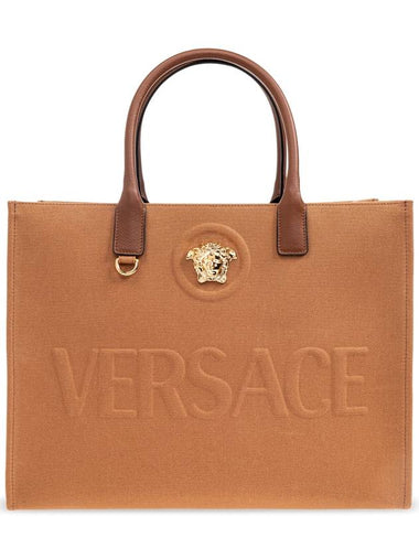 Versace Shopper Bag, Women's, Brown - VERSACE - BALAAN 1