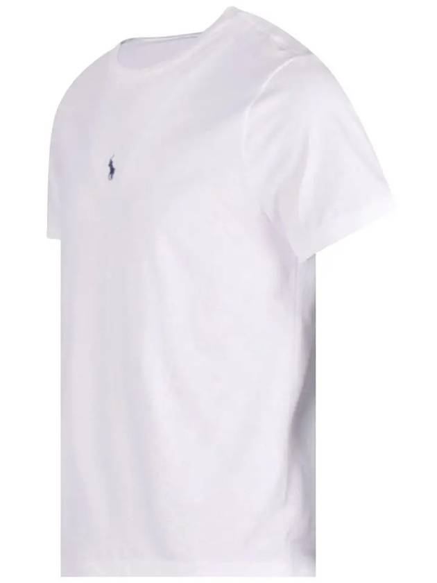 Men's Embroidered Central Pony Short Sleeve T-Shirt White - POLO RALPH LAUREN - BALAAN 5