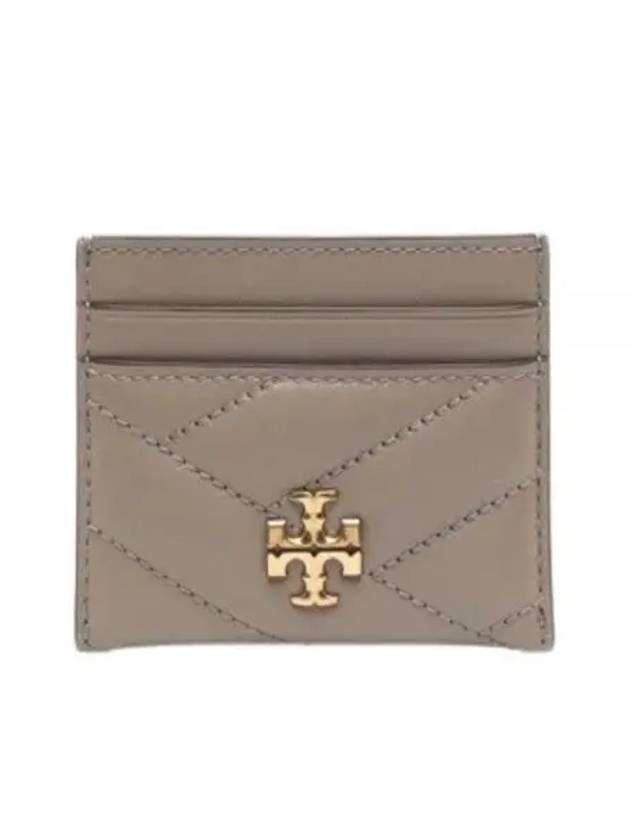 Kira Chevron Logo Card Wallet Grey - TORY BURCH - BALAAN 2