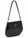 Cleo Brushed Flap Shoulder Bag Black - PRADA - BALAAN 4