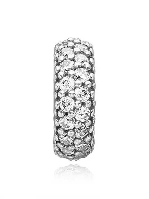 Pave Inspiration Spacer Charm Silver - PANDORA - BALAAN 2