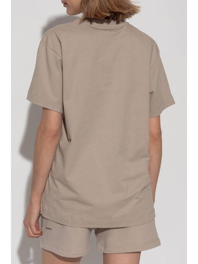 Pangaia T-shirt With Logo, Unisex, Beige - PANGAIA - BALAAN 4