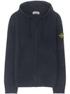 Wappen Patch Pocket Zip Up Hoodie Navy - STONE ISLAND - BALAAN 2