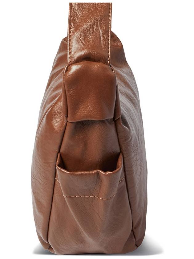 Eco Leather Hobo Cross Bag Brown - THE GREEN LAB - BALAAN 6