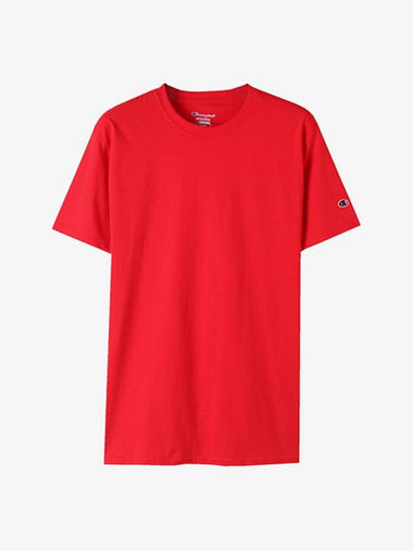 Men's Logo Wappen Short Sleeve TShirt Red T425 - CHAMPION - BALAAN 1