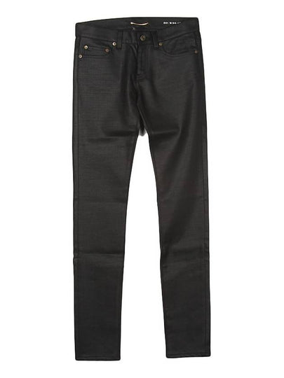 Women's Denim Jeans Black - SAINT LAURENT - BALAAN 2