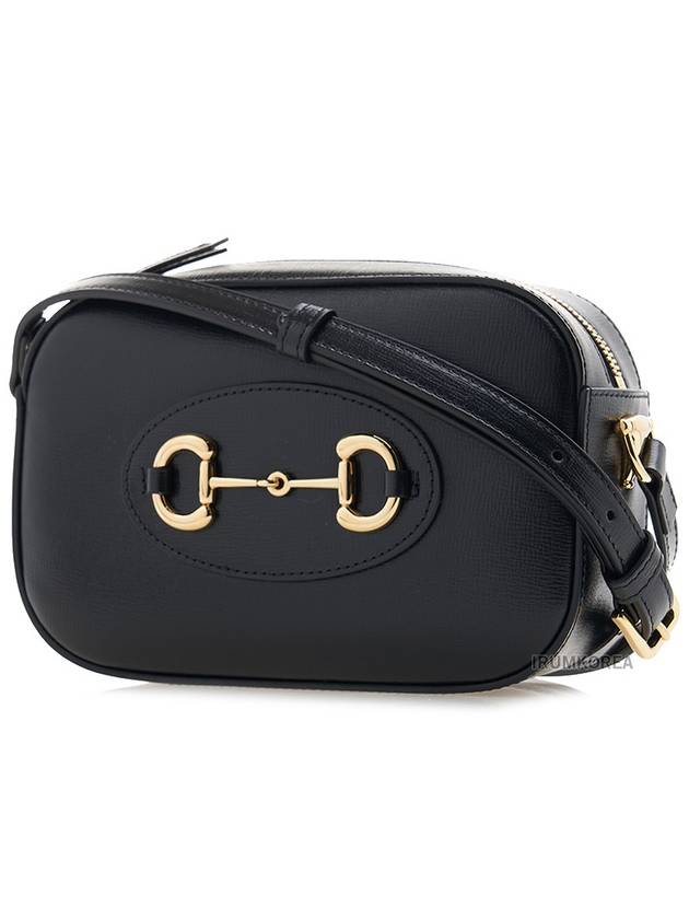 Horsebit 1955 Small Shoulder Bag Black - GUCCI - BALAAN 3