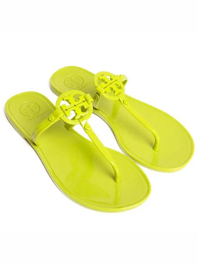 Mini Miller Jelly Flip Flops Green - TORY BURCH - BALAAN 2