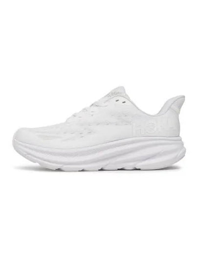 Clifton 9 Wide Low Top Sneakers White - HOKA ONE ONE - BALAAN 2