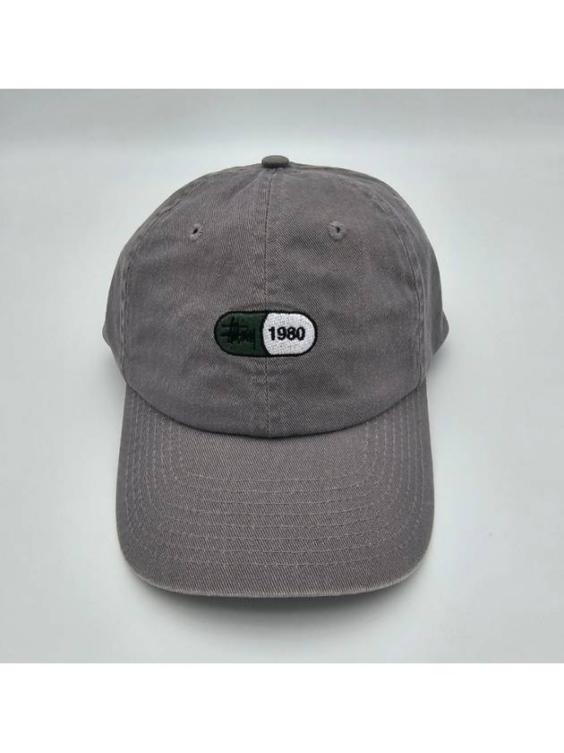 Capsule Low Pro Ball Cap Gray - STUSSY - BALAAN 3