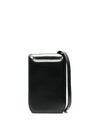 Small Calepin Leather Messenger Cross Bag Black - LEMAIRE - BALAAN 3