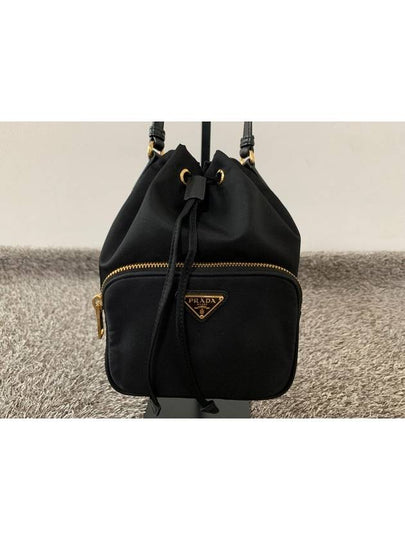 Fabric Black Bucket Bag 1BH038 - PRADA - BALAAN 2