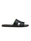 Izmir Leather Sandals Marine - HERMES - BALAAN 1