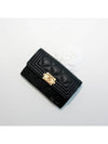 Boy  Flap Card Holder Grained Calfskin Gold Black - CHANEL - BALAAN 5