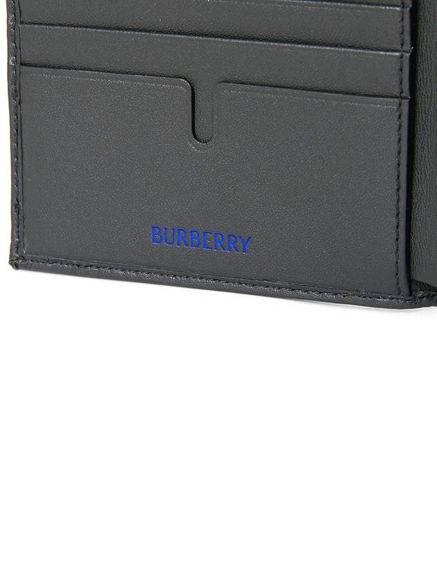 Check Bifold Half Wallet Shadow - BURBERRY - BALAAN 6