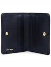 Matelasse Nappa Leather Card Wallet Black - MIU MIU - BALAAN 4