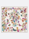 Toile de Jouy Fantastica 90 Square Scarfwhite Multicolor Silk Twill - DIOR - BALAAN 1