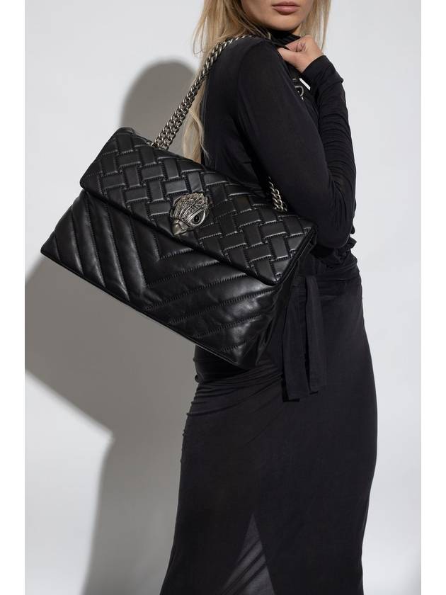 Kurt Geiger ‘Kensington XXL’ Quilted Shoulder Bag, Women's, Black - KURT GEIGER - BALAAN 2