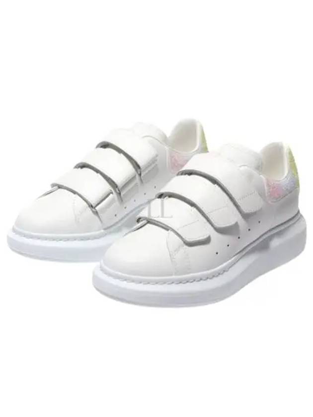 Velcro Leather Low Top Sneakers White - ALEXANDER MCQUEEN - BALAAN 2