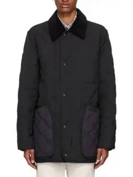 Quilted Thermoregulated Barn Jacket Black - BURBERRY - BALAAN 2