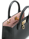 Gancini Studio Box Tote Bag Black Bonbon - SALVATORE FERRAGAMO - BALAAN 5