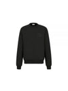 CD Icon Cotton Sweatshirt Black - DIOR - BALAAN 1