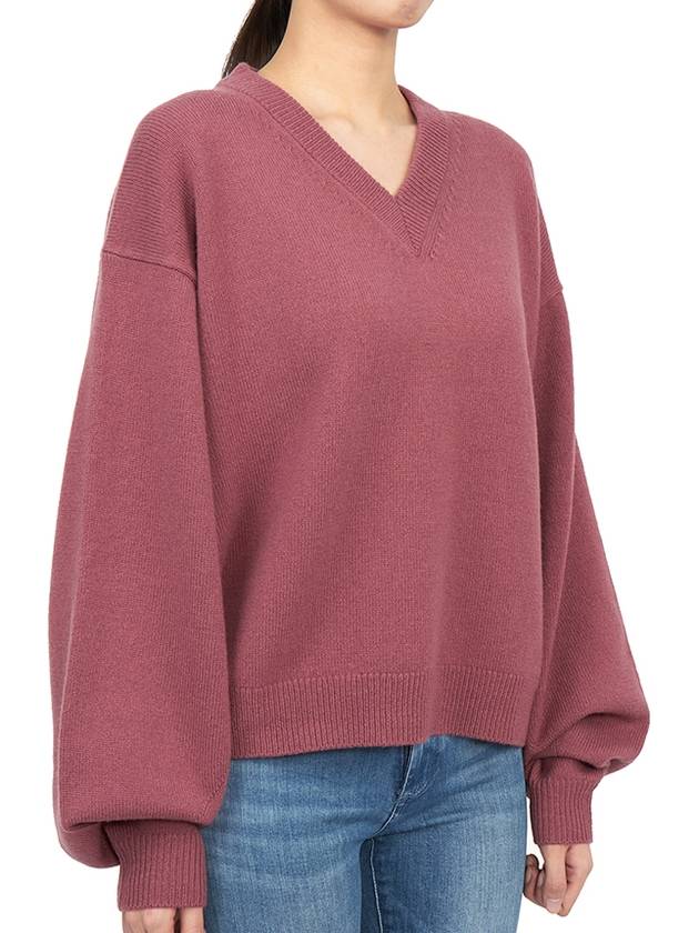 Women's Lambswool Knit Top Red - STUDIO NICHOLSON - BALAAN 4