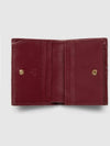 GG Marmont Leather Card Wallet Light Rosso Ancora Red - GUCCI - BALAAN 3